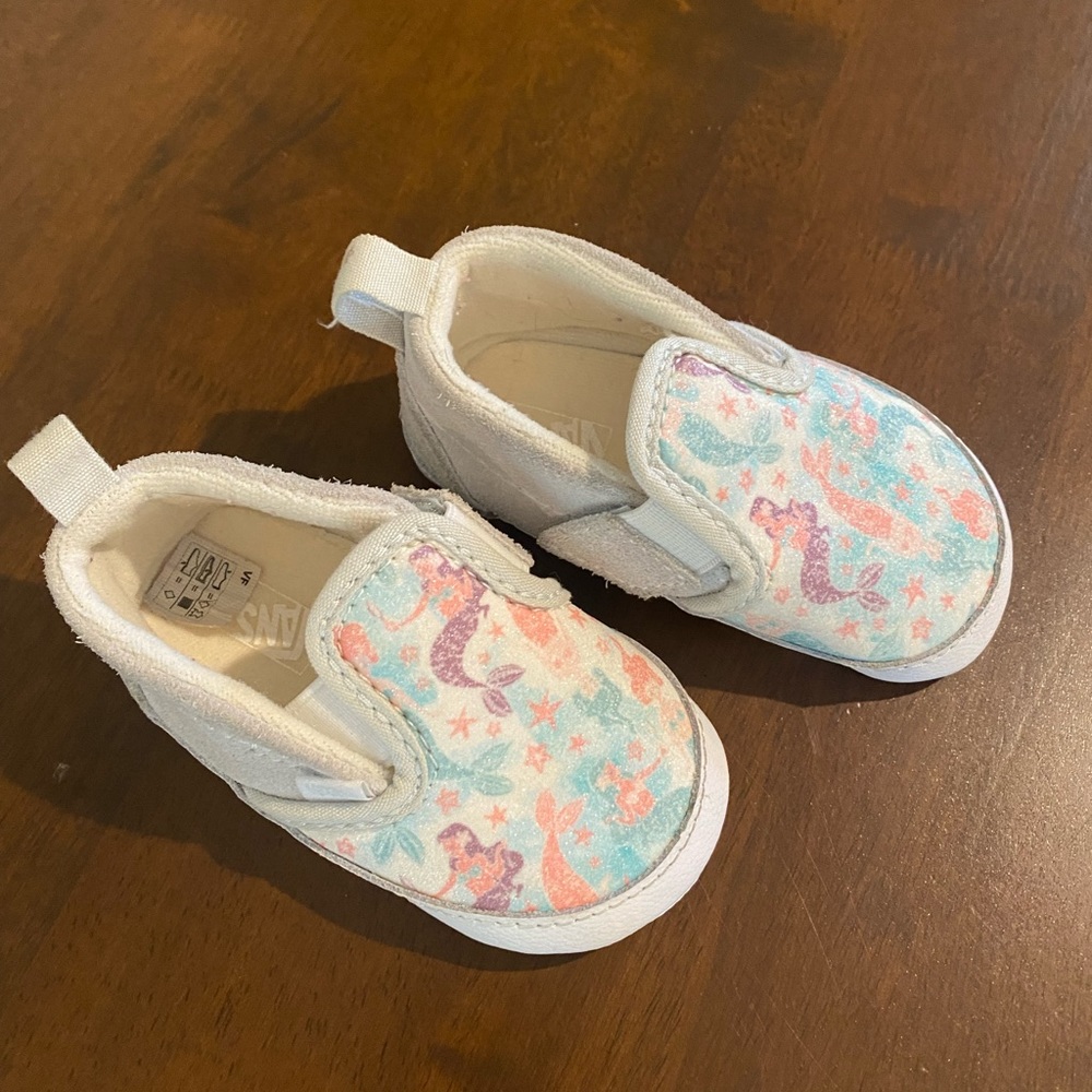 Vans mermaid sparkle slip on Baby shoes